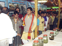 Volunteers of Ganga Pravah Yatra