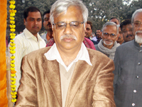 Vice Chancellor of the Allahabad University inagurate the exhibition