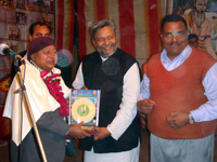 Dr. Sant Kumar (Kulbhaskar Degree College) get the honour of Ganga Seva Samman