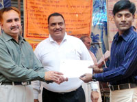 Ganga Exhibition - Encouraging volinteers for thier efforts