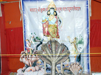 Ganga Exhibition  - Lord Krishna killing Kaliya Nag and remove Yamuna Pollution