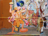 Ganga Exhibition   - Lord Varah save earth from sewage