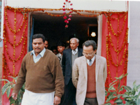 Dr. Shukla with Prof.