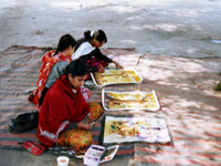 Students in Painting competition
