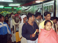 Local people in the exhibition