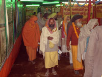 Sadhus has visited Pradarshani during Magh Mela period